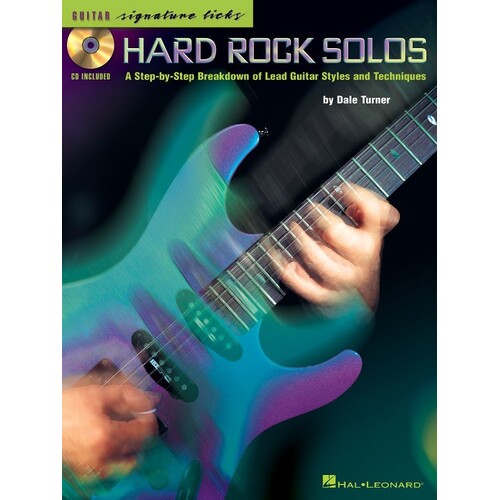 Hard Rock Solos Sig Licks Guitar Book/CD (Softcover Book/CD)