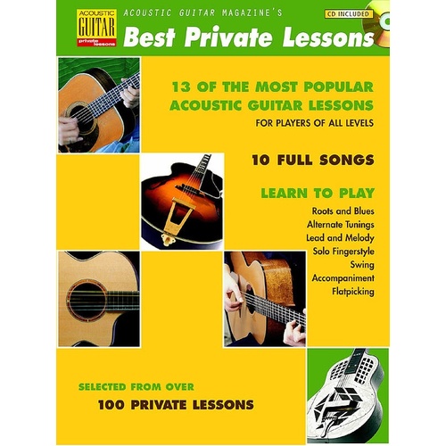 Best Private Lessons Guitar Book/CD (Softcover Book/CD)