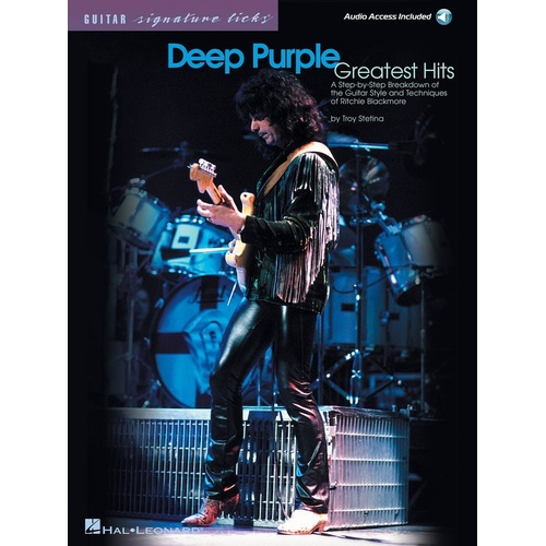 Deep Purple Greatest Hits Sig Lick Book/CD (Softcover Book/CD)