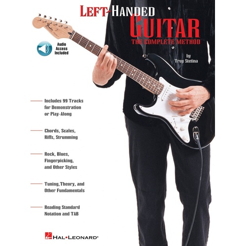 Left Handed Guitar Complete Method Book/Online Audio (Softcover Book/Online Audio)