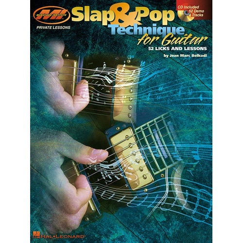 Slap And Pop Technique Guitar Mi Book/CD (Softcover Book/CD)