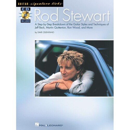 Rod Stewart Signature Licks Book/CD Guitar (Softcover Book/CD)