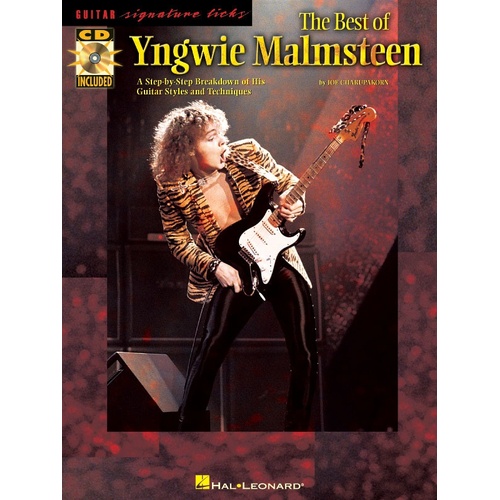 Best Of Yngwie Malmsteen Signature Licks Book/CD (Softcover Book/CD)