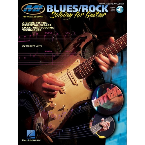 Blues/Rock Soloing For Guitar Book/Online Audio Mi (Softcover Book/Online Audio)