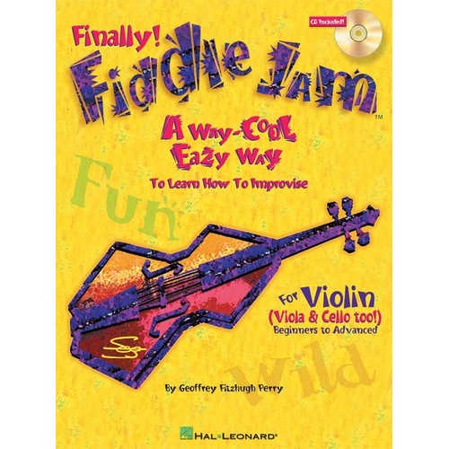 Fiddle Jam for Violin, Viola, Cello - Book/CD Pack, 48 Pages, Hal Leonard