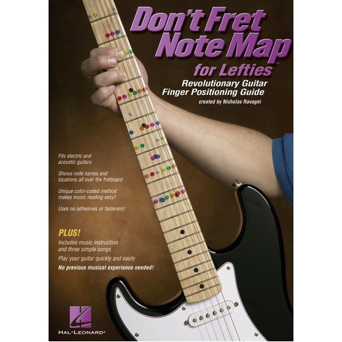 Dont Fret Note Map For Lefties (Softcover Book)