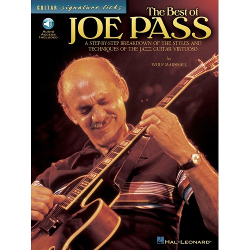 Best Of Joe Pass Sig Licks Book/CD Guitar (Softcover Book/CD)