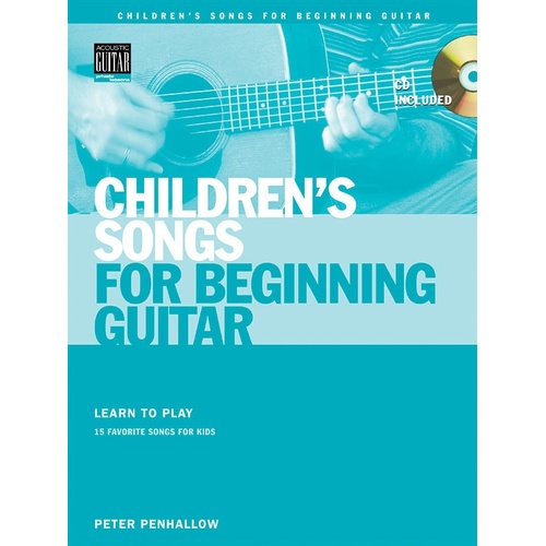 Childrens Songs For Beginning Guitar Book/CD (Softcover Book/CD)