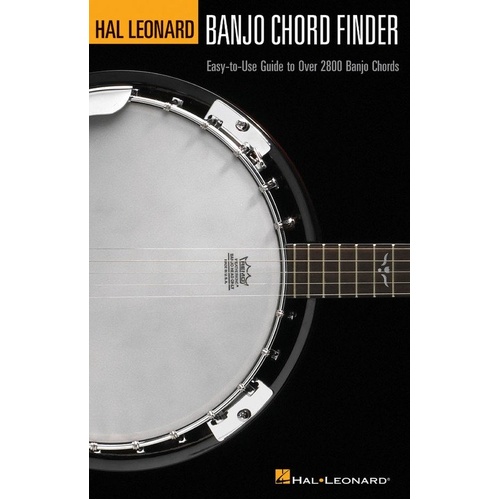 HL Banjo Chord Finder Reference Guide - 2800+ Chords, 4 Tunings, 104 Pages, Hal Leonard Banjo Method