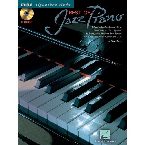 Best Of Jazz Piano Keyboard Signature Licks Book/CD (Softcover Book/CD)
