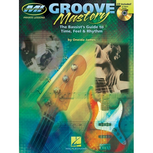 Groove Mastery For Bass Book/CD Mi (Softcover Book/CD)
