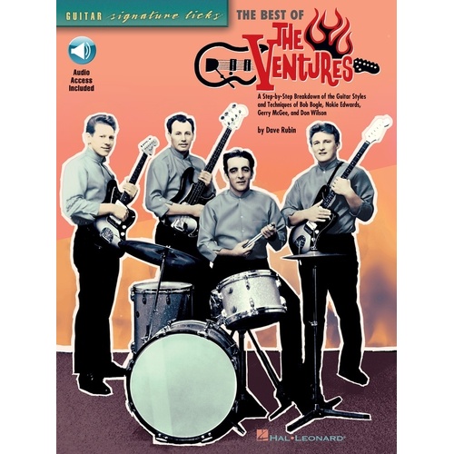 Best Of The Ventures Guitar Signature Licks Book/CD (Softcover Book/CD)