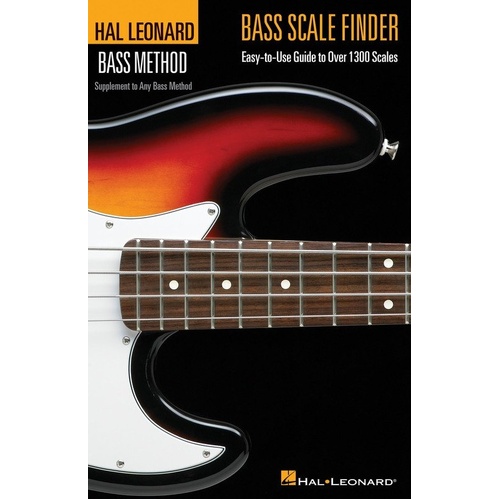HL Bass Scale Finder Book - 1,300 Diagrams for 17 Scale Types