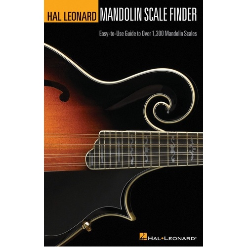 Mandolin Scale Finder by Hal Leonard - 112 Pages