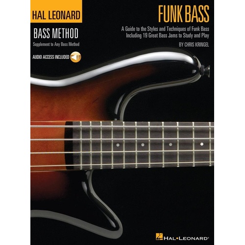 Hal Leonard Funk Bass Method Book
