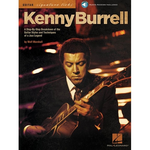 Kenny Burrell Signature Licks Guitar TAB Book by Hal Leonard