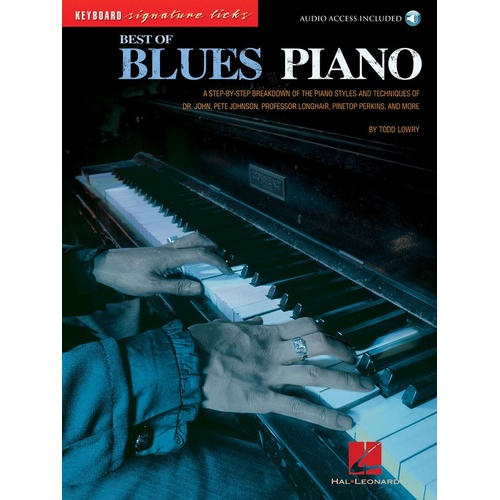 Best Of Blues Piano Sig Licks Kybd Book/CD (Softcover Book/CD)