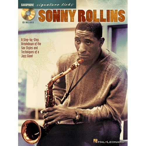 Sonny Rollins Signature Licks Sax Book/CD (Softcover Book/CD)