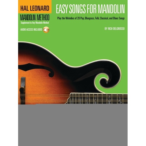 Easy Songs For Mandolin Book/CD (Softcover Book/CD)