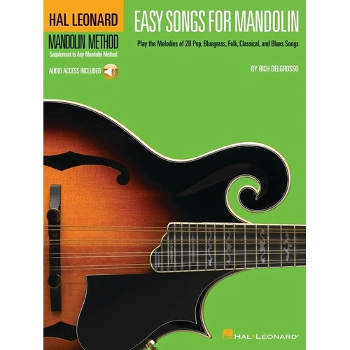 Easy Songs for Mandolin Book with Audio Tracks