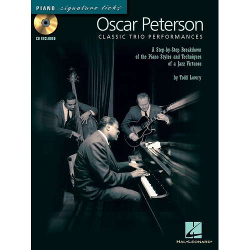Oscar Peterson Sig Licks Piano Book/CD (Softcover Book/CD)