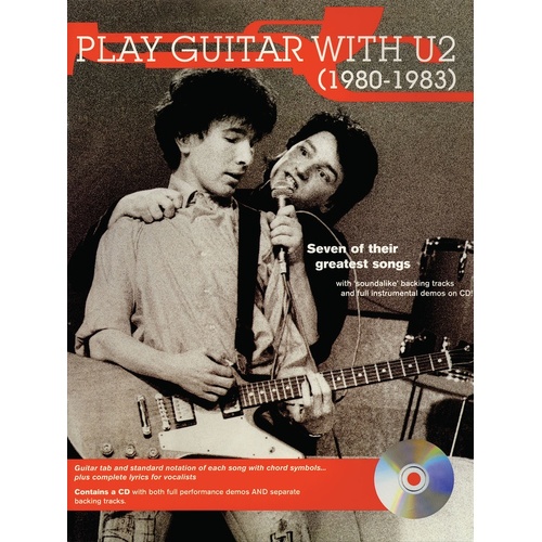 Play Guitar With U2 (980-1983 Book/CD (Softcover Book/CD)