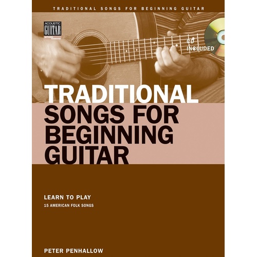 Traditional Songs For Beginning Guitar Book/CD (Softcover Book/CD)