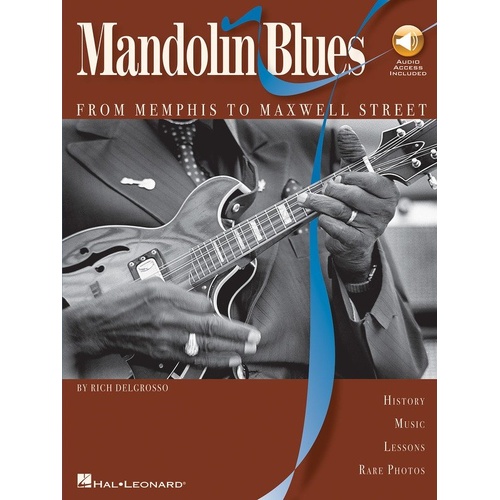 Mandolin Blues by Rich DelGrosso - Hal Leonard, 80 Pages, Includes Online Audio Access