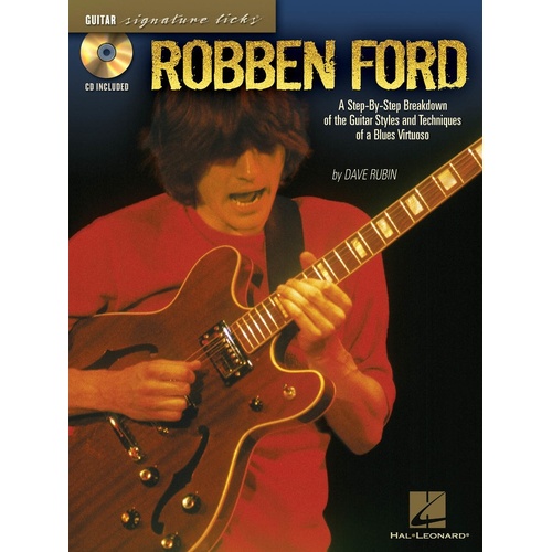 Robben Ford Guitar Signature Licks Book/CD (Softcover Book/CD)
