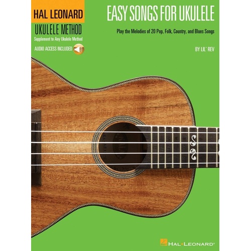 Hal Leonard Easy Songs for Ukulele Songbook with CD