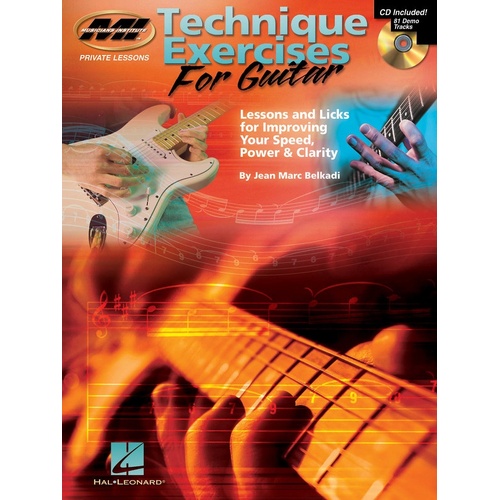 Technique Exercises For Guitar Book/CD Mip (Softcover Book/CD)