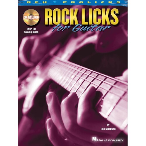Rock Licks For Guitar Book/CD (Softcover Book/CD)