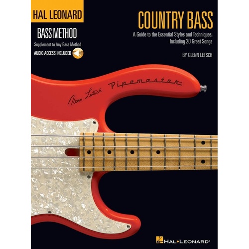Hal Leonard Country Bass Method Book and CD Package