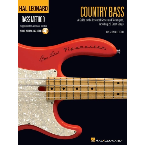 Hal Leonard Country Bass Method Book and CD Package
