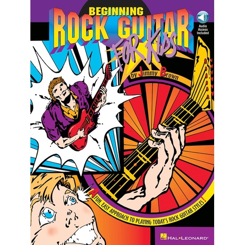 Beginning Rock Guitar For Kids Book/CD (Softcover Book/CD)