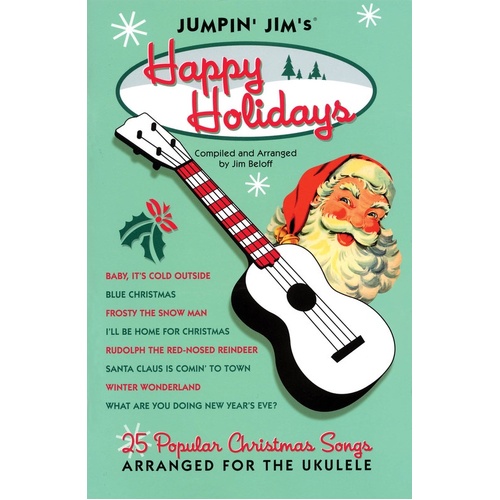Jumpin Jims Happy Holidays For Ukulele (Softcover Book)