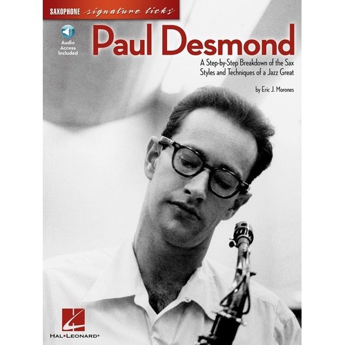 Paul Desmond Sig Licks Saxophone Book/CD (Softcover Book/CD)