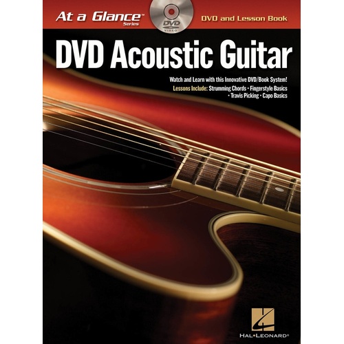 At A Glance Acoustic Guitar Book/DVD (Softcover Book/DVD)