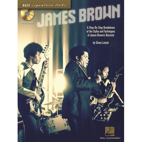 James Brown Bass Signature Licks Book/CD (Softcover Book/CD)