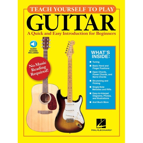 Teach Yourself To Play Guitar Book/Online Audio (Softcover Book/Online Audio)