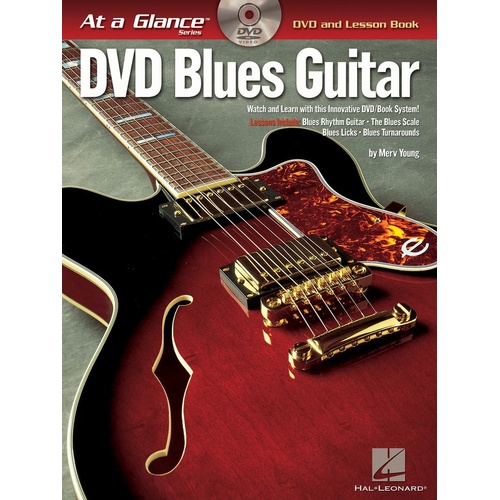 At A Glance Blues Guitar Book/DVD (Softcover Book/DVD)