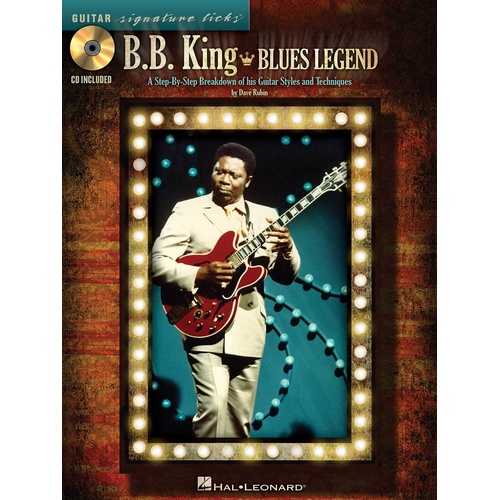 Bb King Blues Legend Signature Licks Book/CD (Softcover Book/CD)
