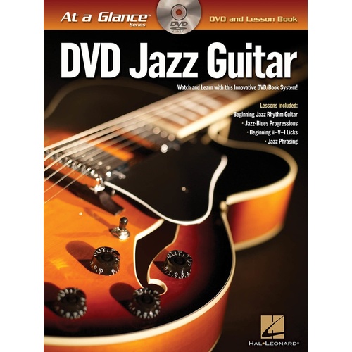At A Glance Jazz Guitar Book/DVD (Softcover Book/DVD)