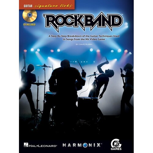 Rock Band Guitar Signature Licks Book/CD (Softcover Book/CD)
