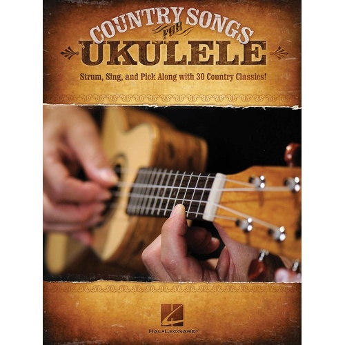 Country Songs For Ukulele (Softcover Book)