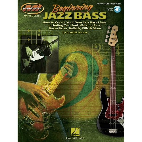 Beginning Jazz Bass Book/CD (Softcover Book/CD)