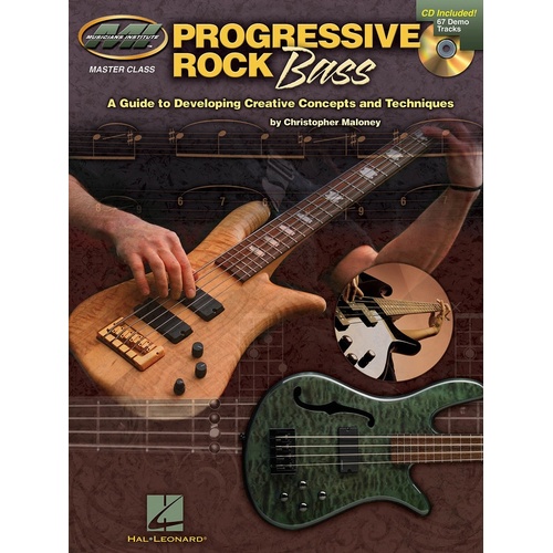 Progressive Rock Bass Book/CD (Softcover Book/CD)