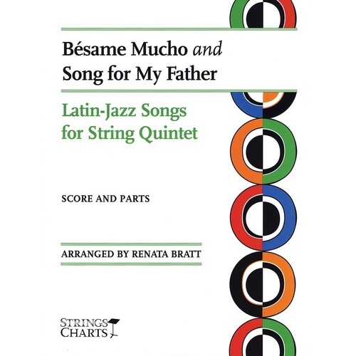 Latin Jazz Songs For String Quintet (Music Score/Parts)