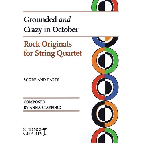Grounded and Crazy In October Rock String Quartet (Music Score/Parts)