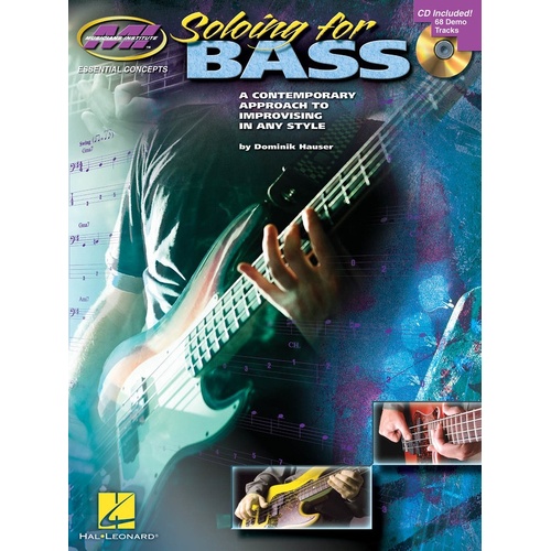 Soloing For Bass Book/CD Mi (Softcover Book/CD)